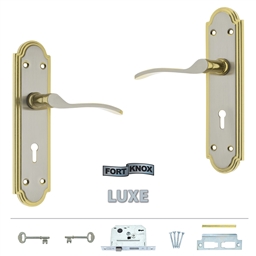 M7L20 - 3 Lever Lockset Slipper 8"